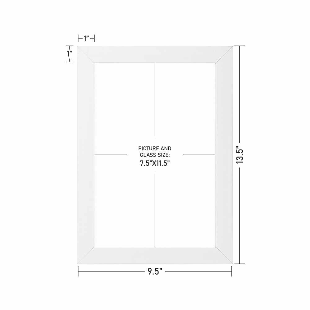 Cute Girl - White Wall Mounting Photo Frame - Including Picture ( Combo of 3)