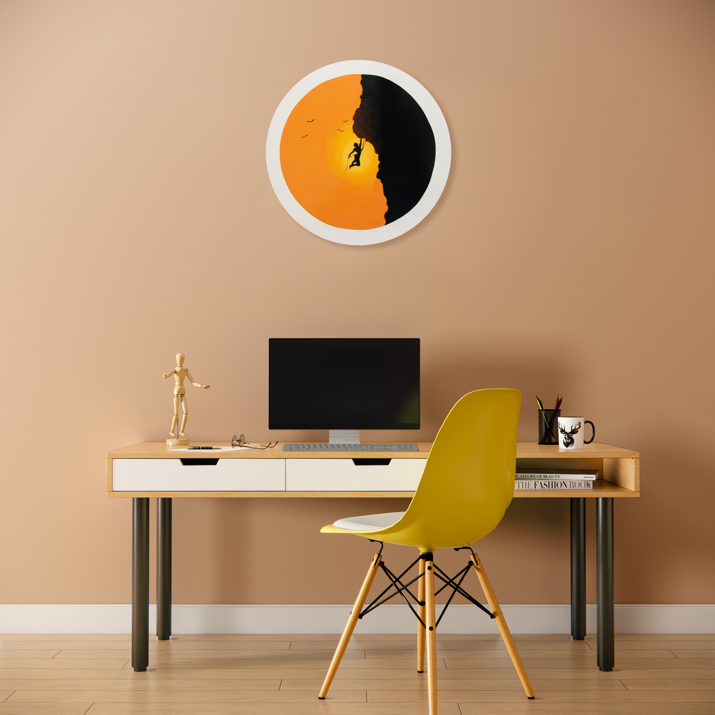 Hand Painted Wall Painting Achievement - Home - Office Decor