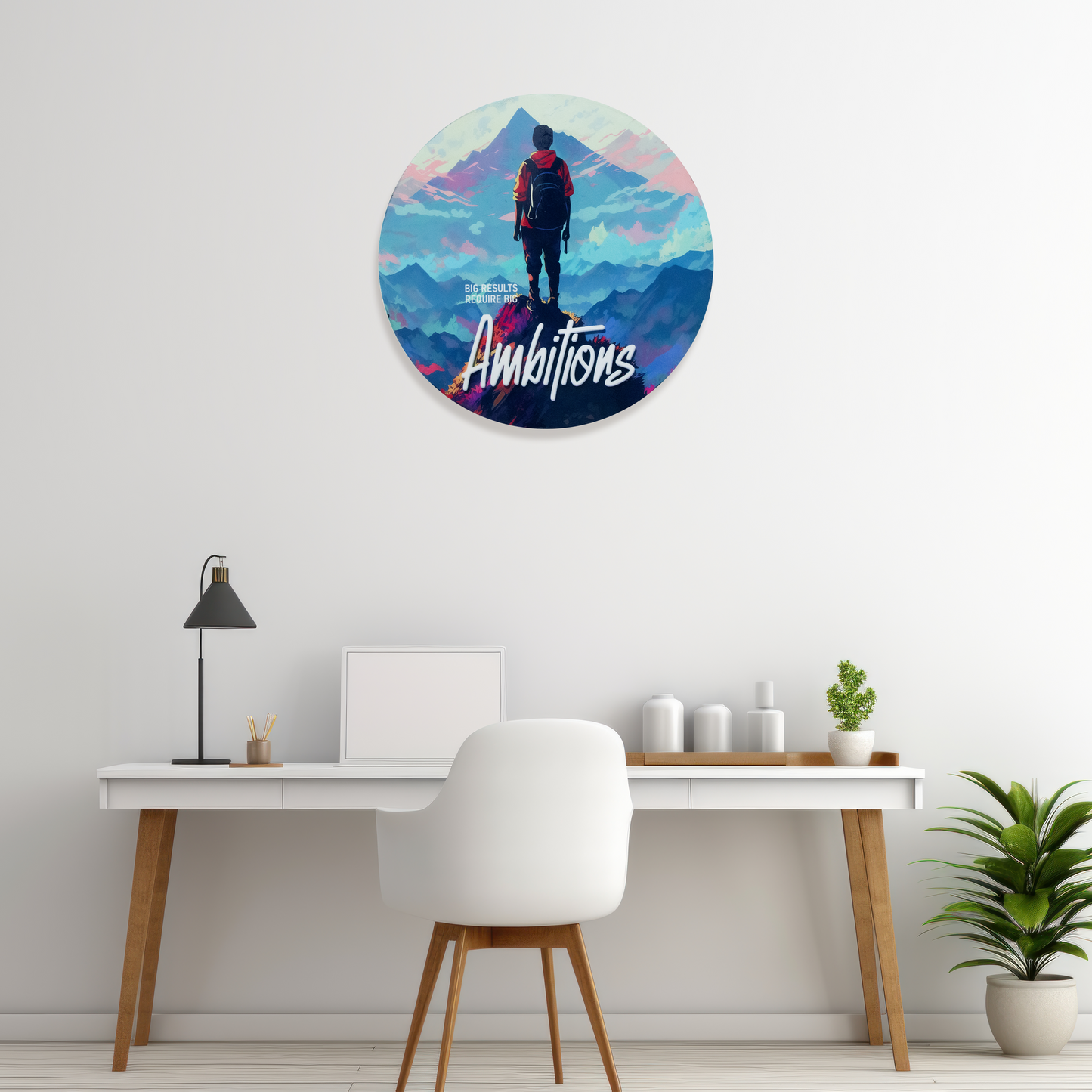 Wall Painting - Digital painting - Ambitions - Home Decor - Office Decor