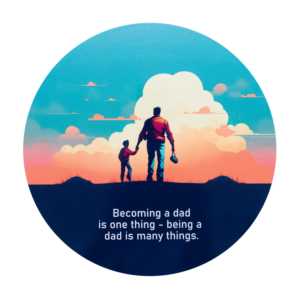 Wall Painting - Digital Printing - Father & Son - Home Decor - Office Decor