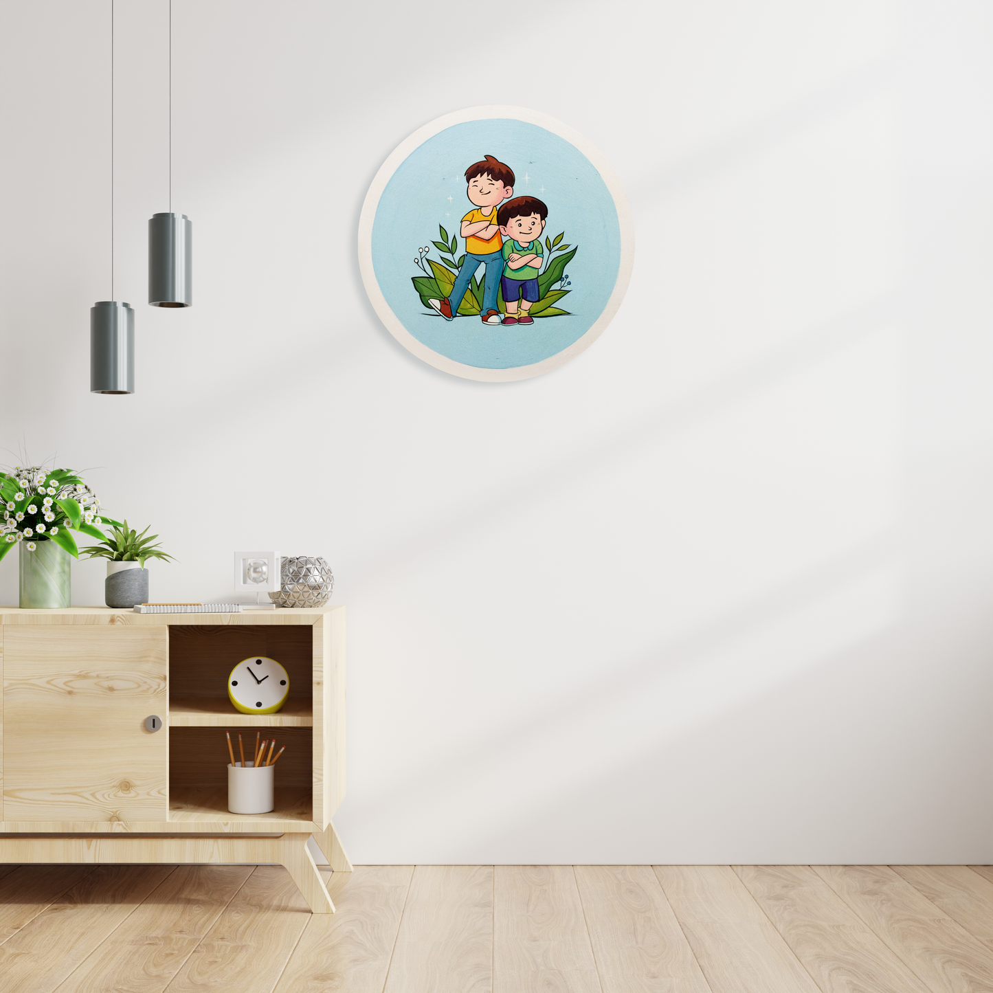 Hand Painted Wall Art - Friends - Home Decor