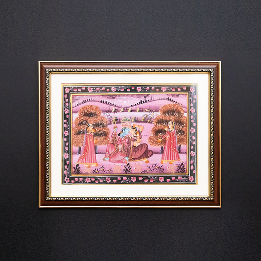 Beautiful Original Pichwai Painting of Radha-Krishna