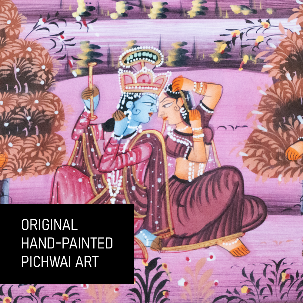 Beautiful Original Pichwai Painting of Radha-Krishna