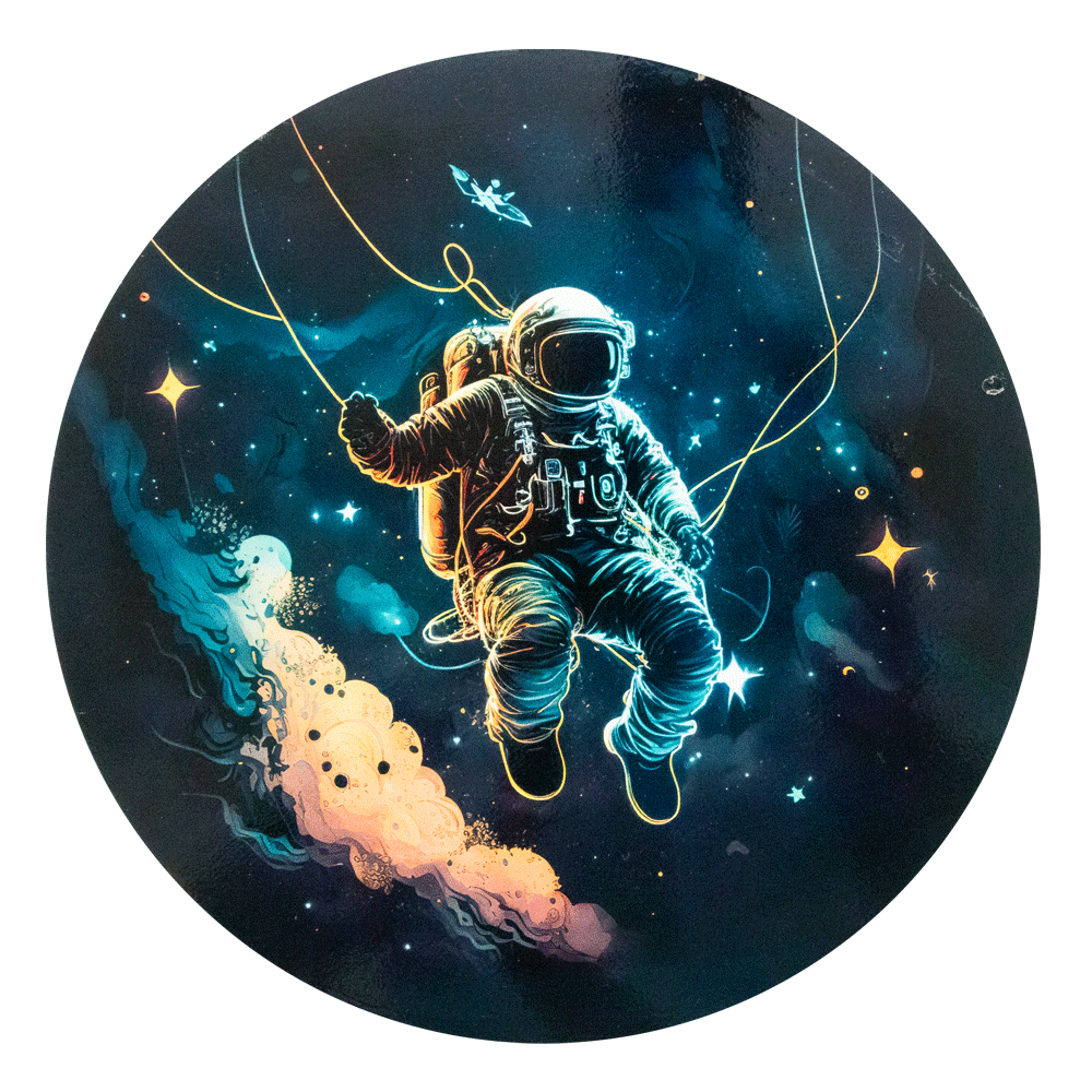 Wall Painting - Digital Wall Art - Galaxy / Space - Home Decor - Office Decor