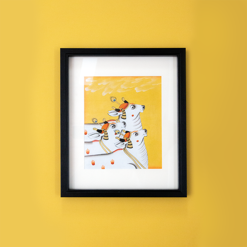 Kamdhenu - Rajsthani Original Pichwai painting