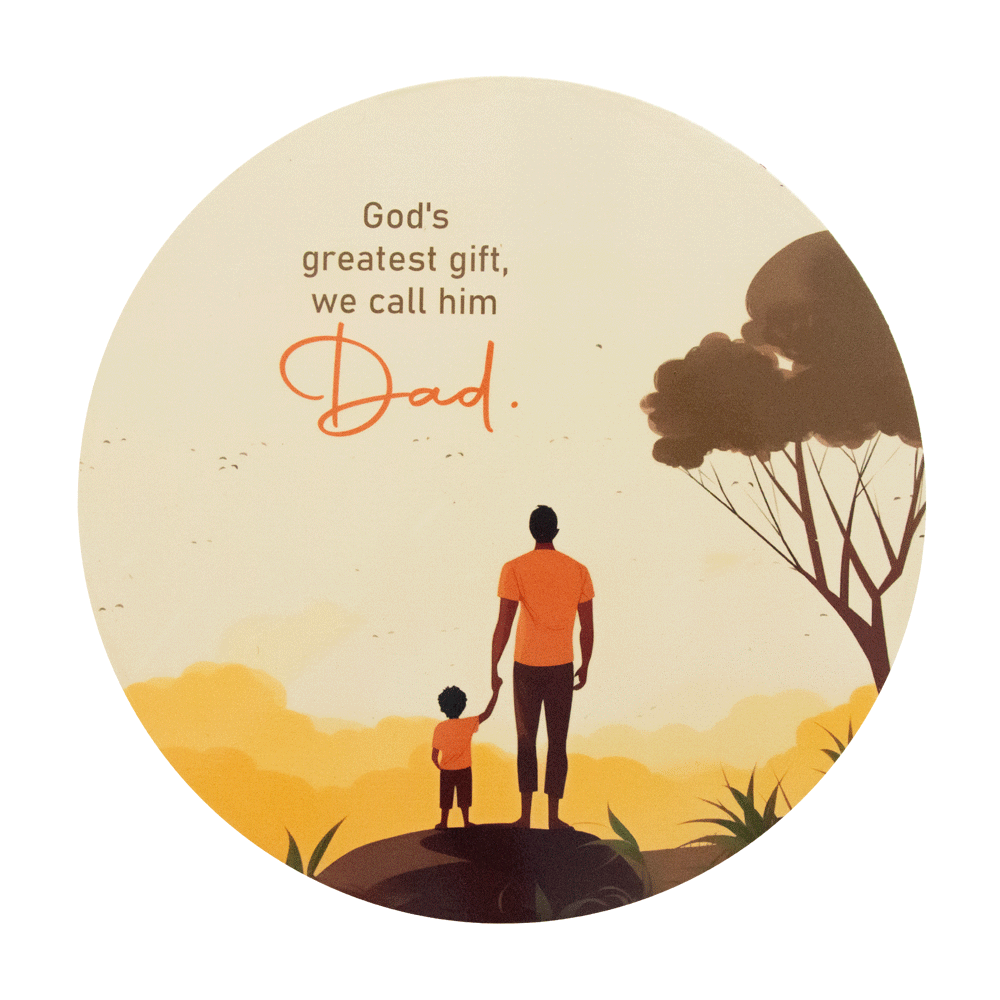 Wall Painting - Digital Wall Art - Father & Son - Gifting - Home Decor - Office Decor