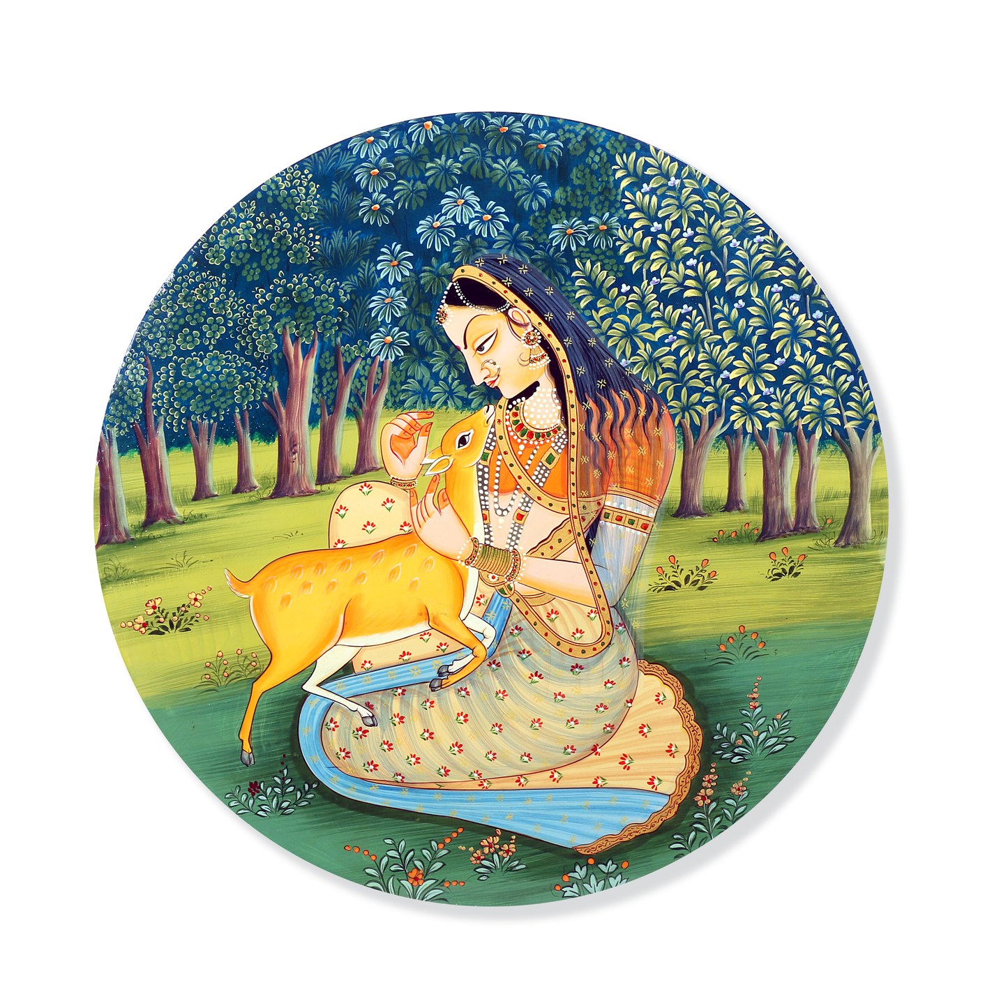 Whispers of Vrindavan - Pichwai Painting