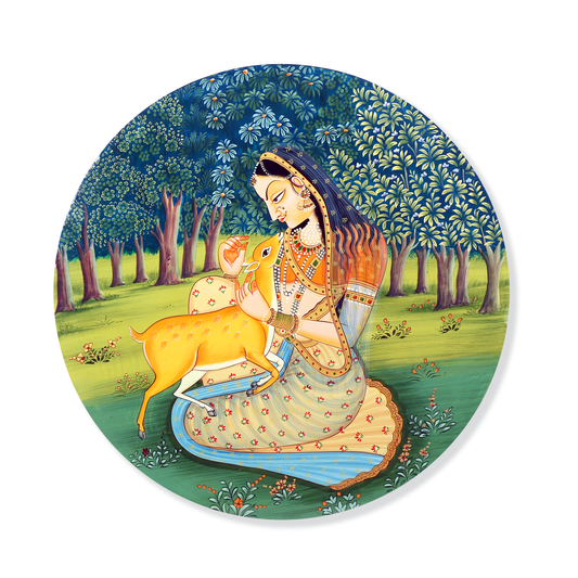 Whispers of Vrindavan - Pichwai Painting