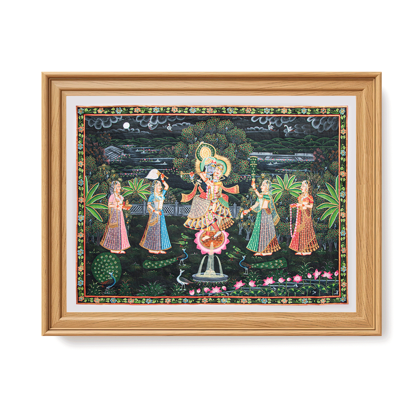 Original Hand-Painted Radha-Krishna pichwai Painting