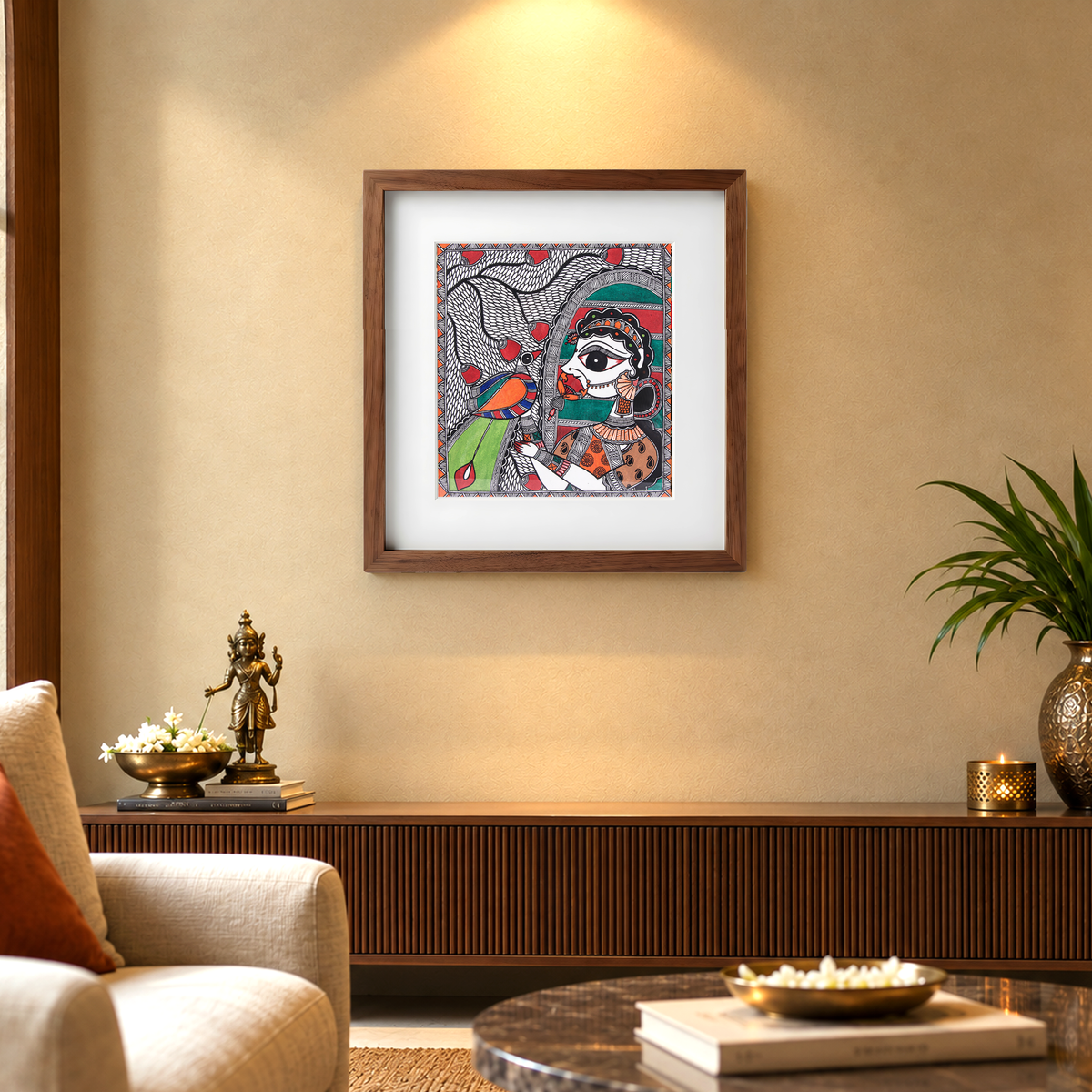 The Captivating Gaze: A Mithila Tale