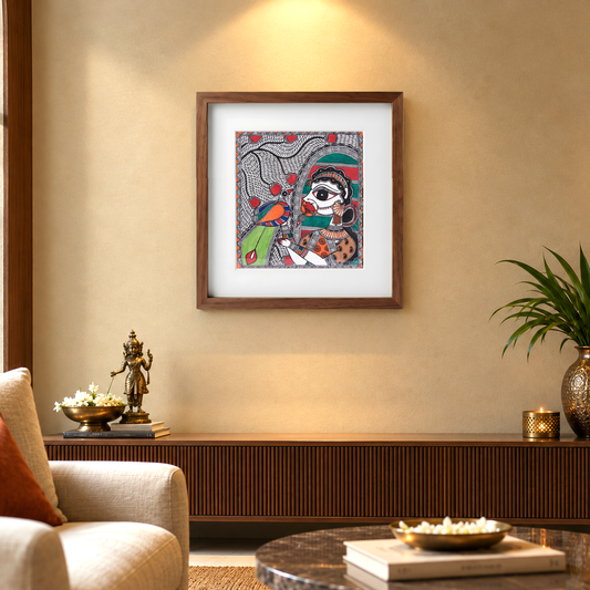 The Captivating Gaze: A Mithila Tale