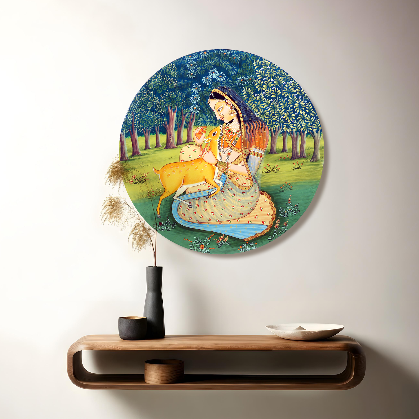 Whispers of Vrindavan - Pichwai Painting