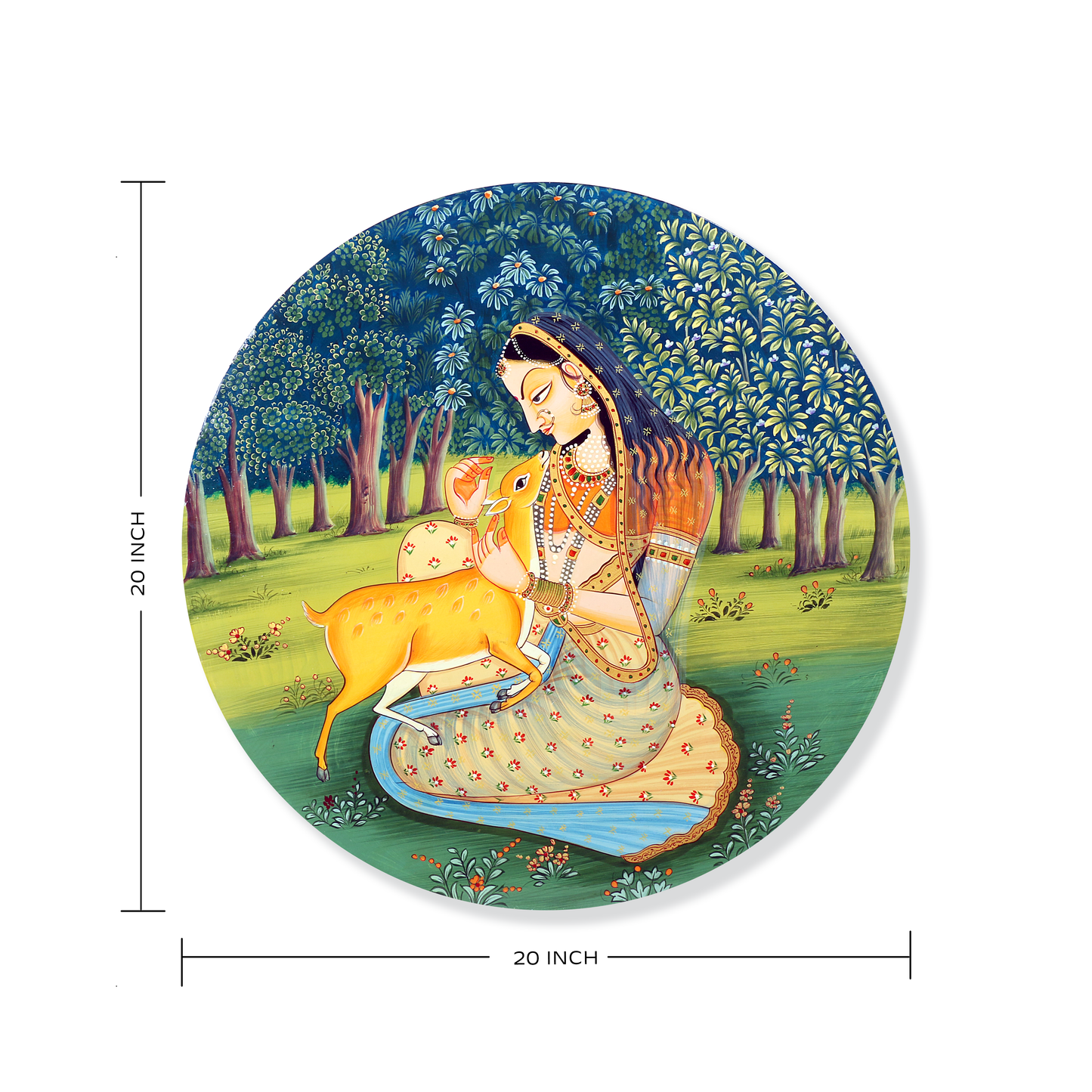 Whispers of Vrindavan - Pichwai Painting